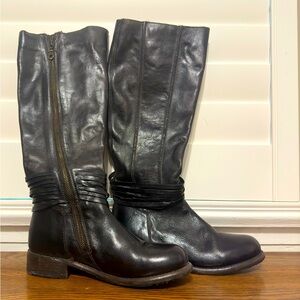 Bed Stu Weymouth Knee High Boot  Dip Dye Brown.
** Size 7.5 M but RUNS SMALL **